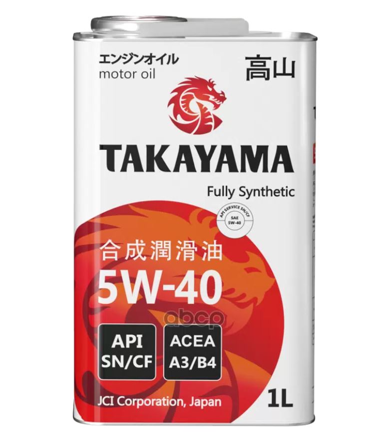 Takayama 5w40 SN/CF 1л