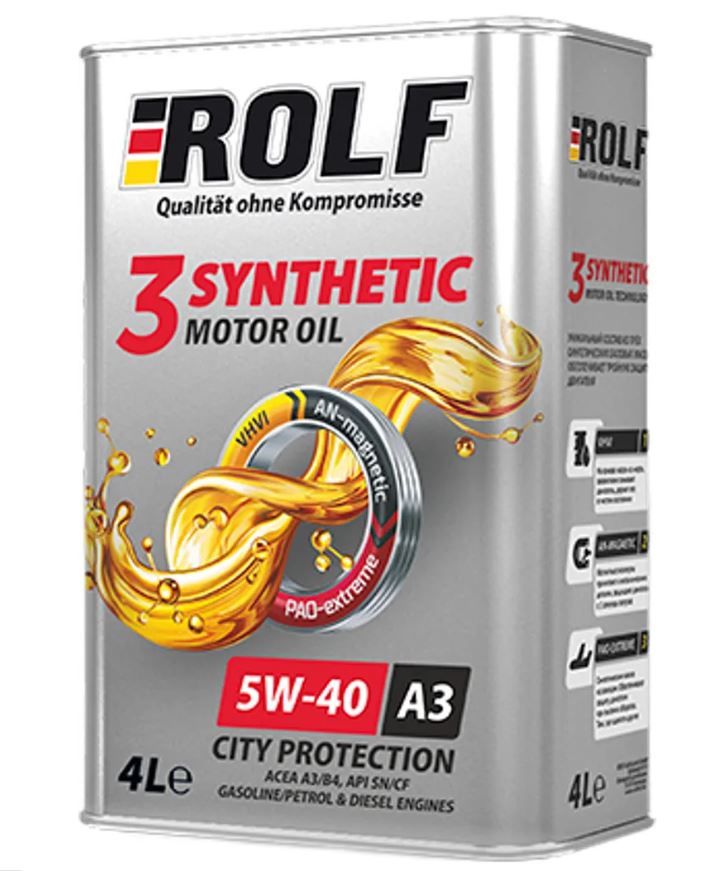 ROLF 5W40 3-Synthetic A3/B4 4+1л