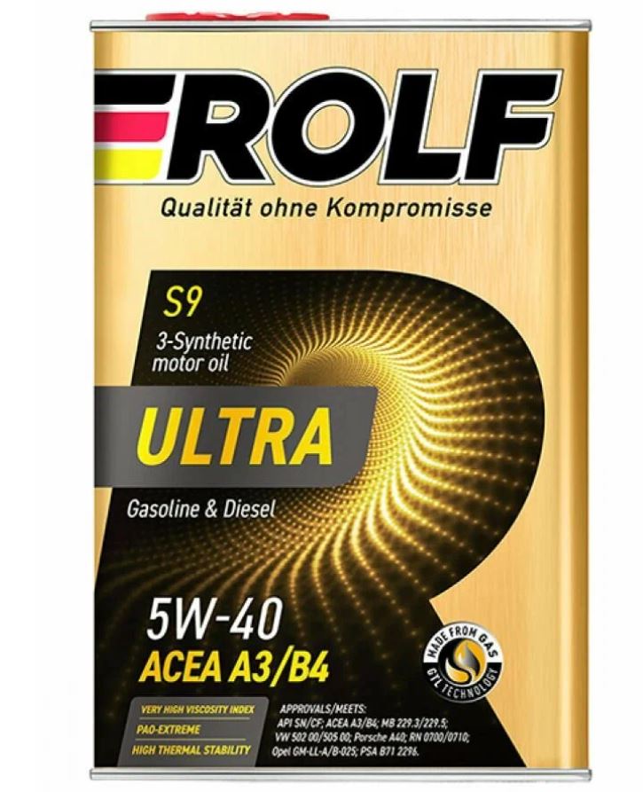 ROLF 5W40 Ultra A3/B4 SN/CF 4л