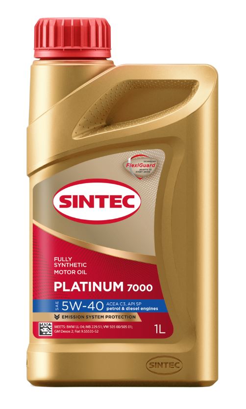 Sintec Platinum 7000 5w40 C3 SP 1л.