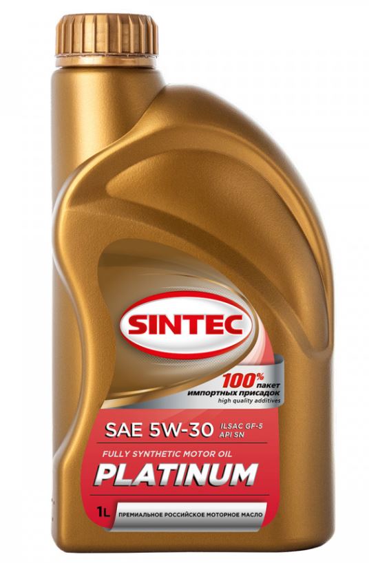 Sintec Platinum  5w30 GF-5 SN синт. 1л