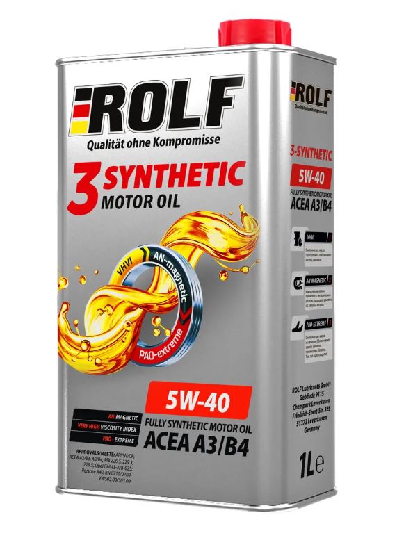 ROLF 5W40 3-Synthetic A3/B4 1л