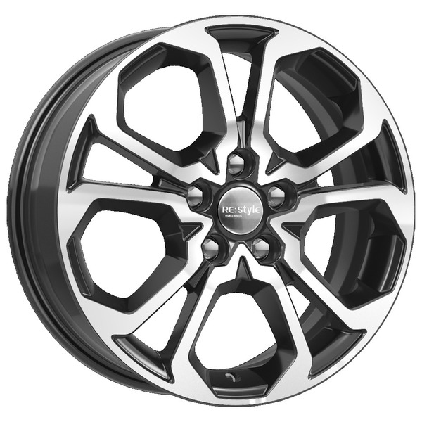 диски КиК Реплика КС892 (17 ARKANA) 6,5xR17 5x114,3 66,1 50 алмаз_черный