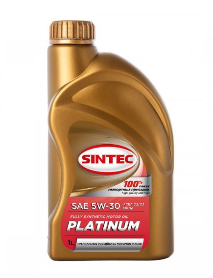 Sintec Platinum 5w30 SP C2/C3 синт. 1л