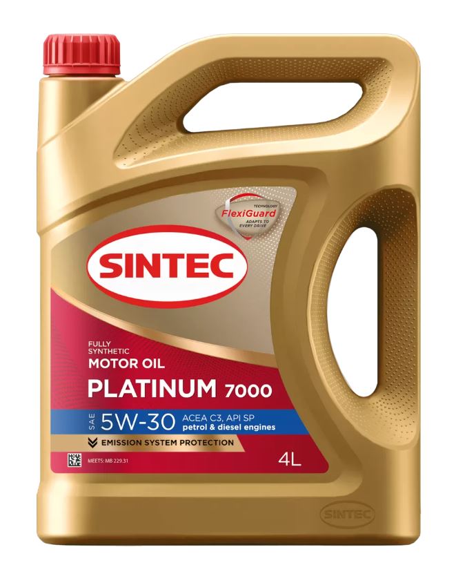 Sintec Platinum 5w30 SP C2/C3 синт. 4л