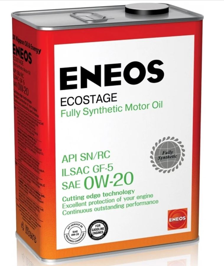 Eneos 0W20  Gasoline Ecostage 4л SN/RC