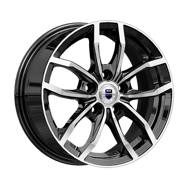 диски КиК ФРОСТ 6,5xR15 5x108 63,4 50 алмаз_черный