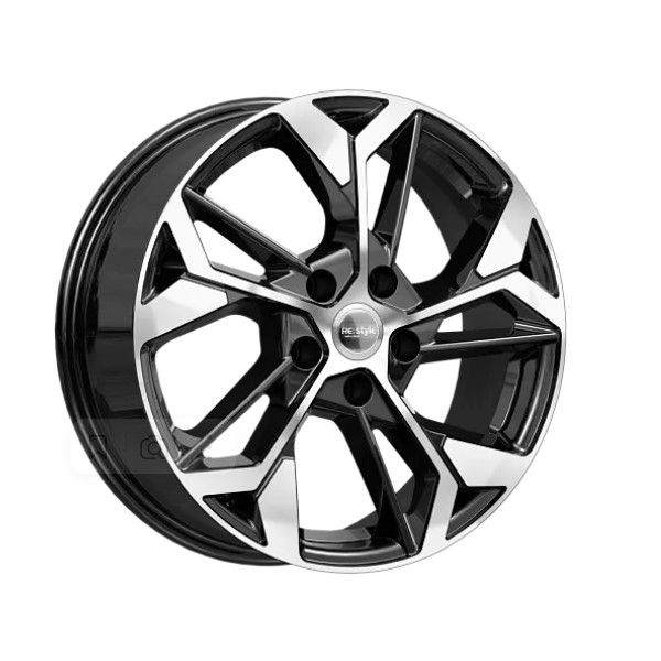 диски КиК Реплика КС1062 (ZV 17 Tiggo 4Pro) 6,5xR17 5x108 60,1 33 алмаз_черный