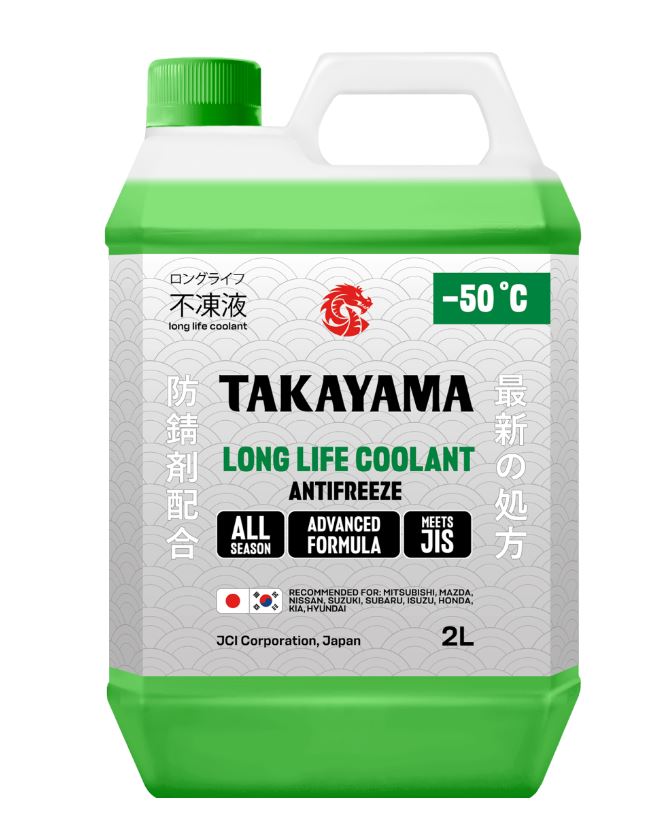 Антифриз Takayama Long Life Coolant Green (-50) 2л