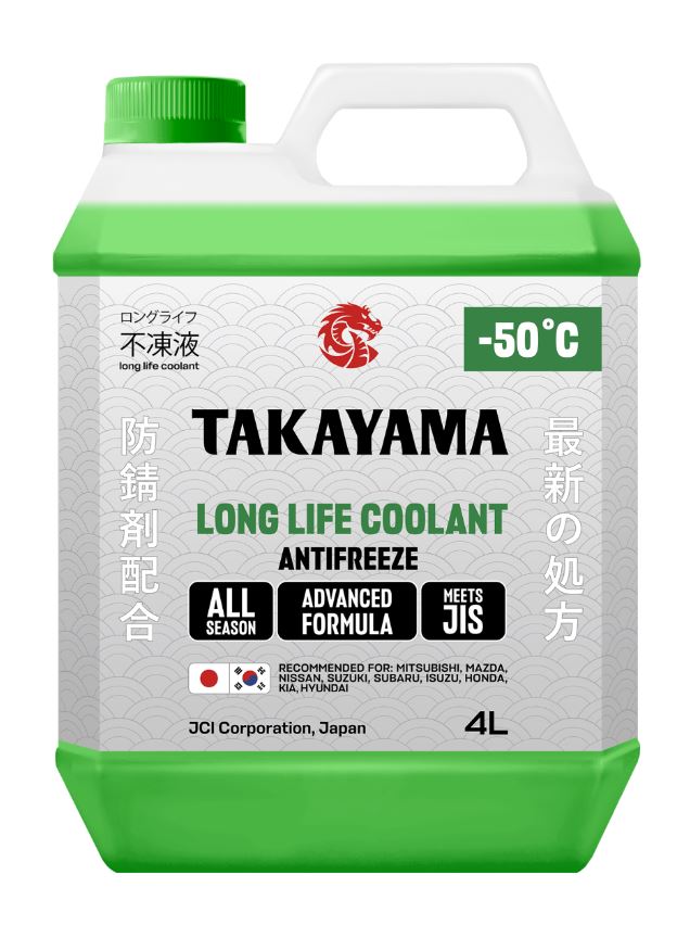 Антифриз Takayama Long Life Coolant Green (-50) 4л