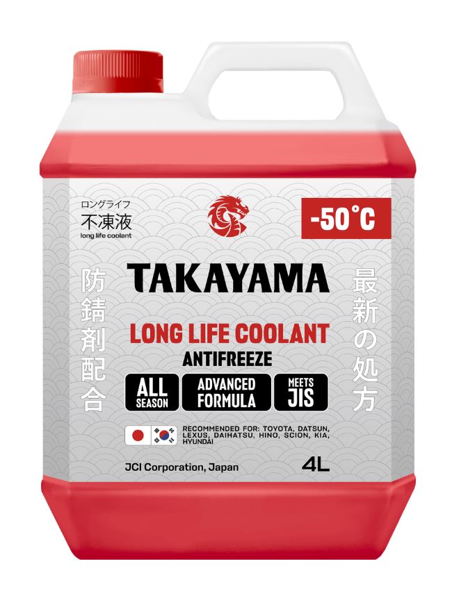 Антифриз Takayama Long Life Coolant Red (-50) 4л