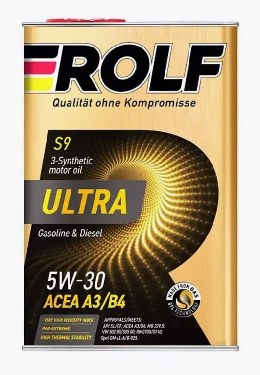 ROLF 5W30 Ultra A3/B4 SL/CF 4л