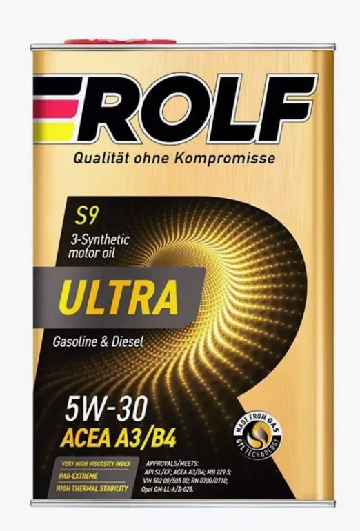 ROLF 5W30 Ultra A3/B4 SL/CF 1л