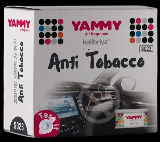 Ароматизатор  YAMMY меловой баночка Anti Tobacco 50г s023