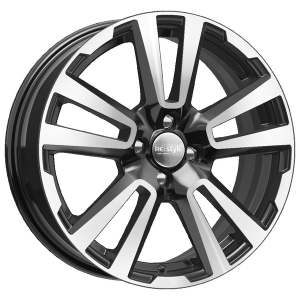 диски КиК Реплика КС874 (ZV 17 XRAY) 6,5xR17 4x100 60,1 41 алмаз_черный