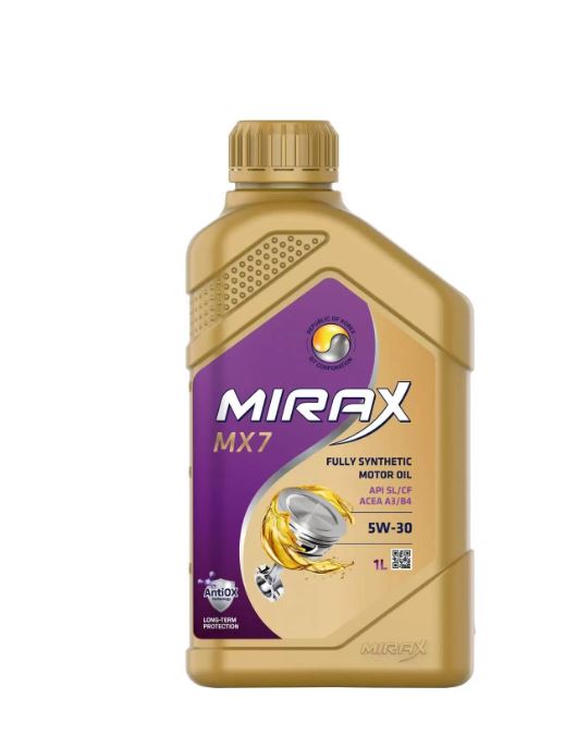 Mirax MX7 5w30 А3/B4 SL/CF 1л