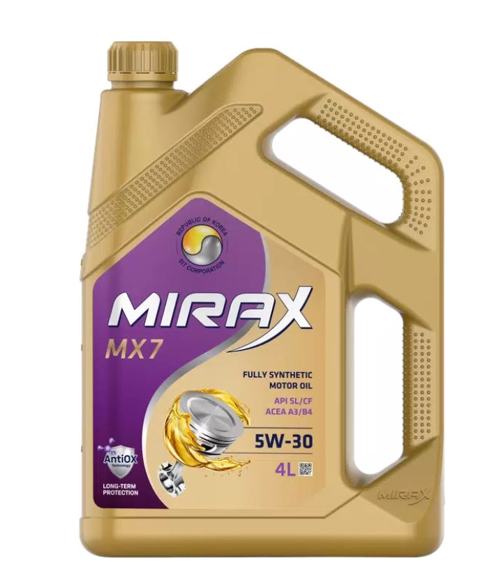 Mirax MX7 5w30 А3/B4 SL/CF 4л