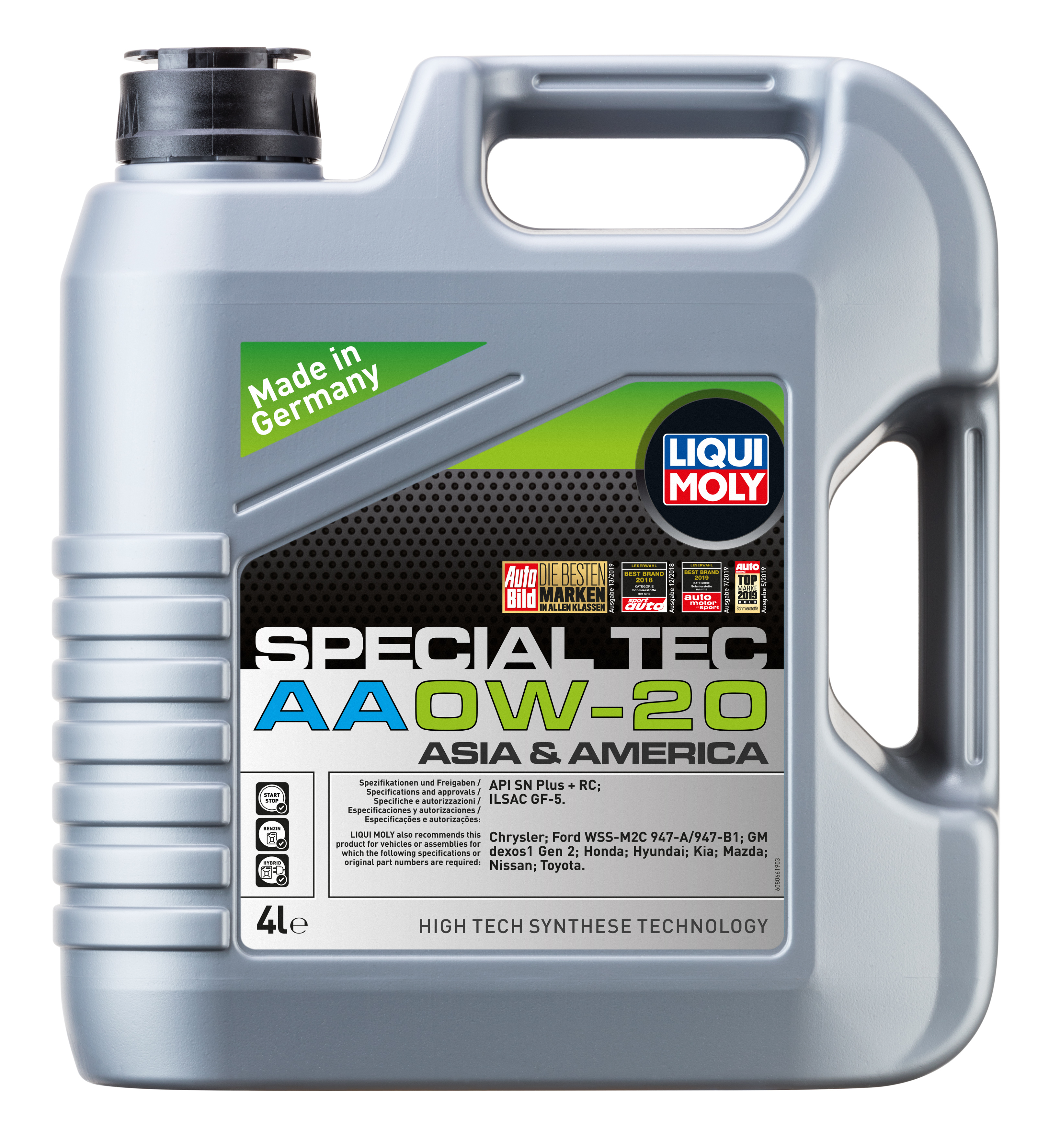 LiquiMoly 0W20 SN Special Tec AA GF-5 4л