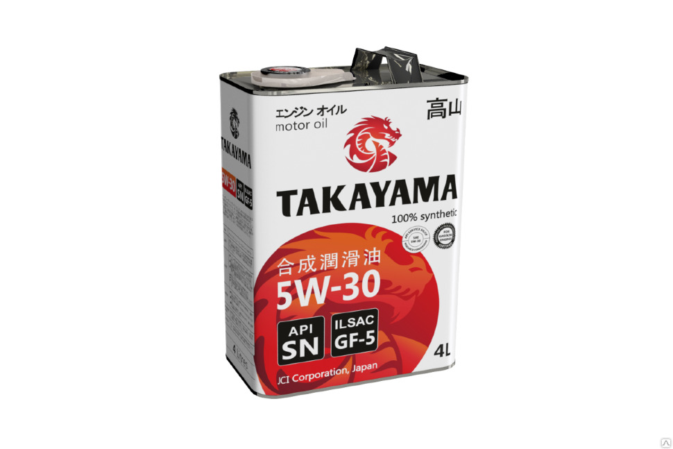 Takayama 5w40 SN/CF 4л пластик