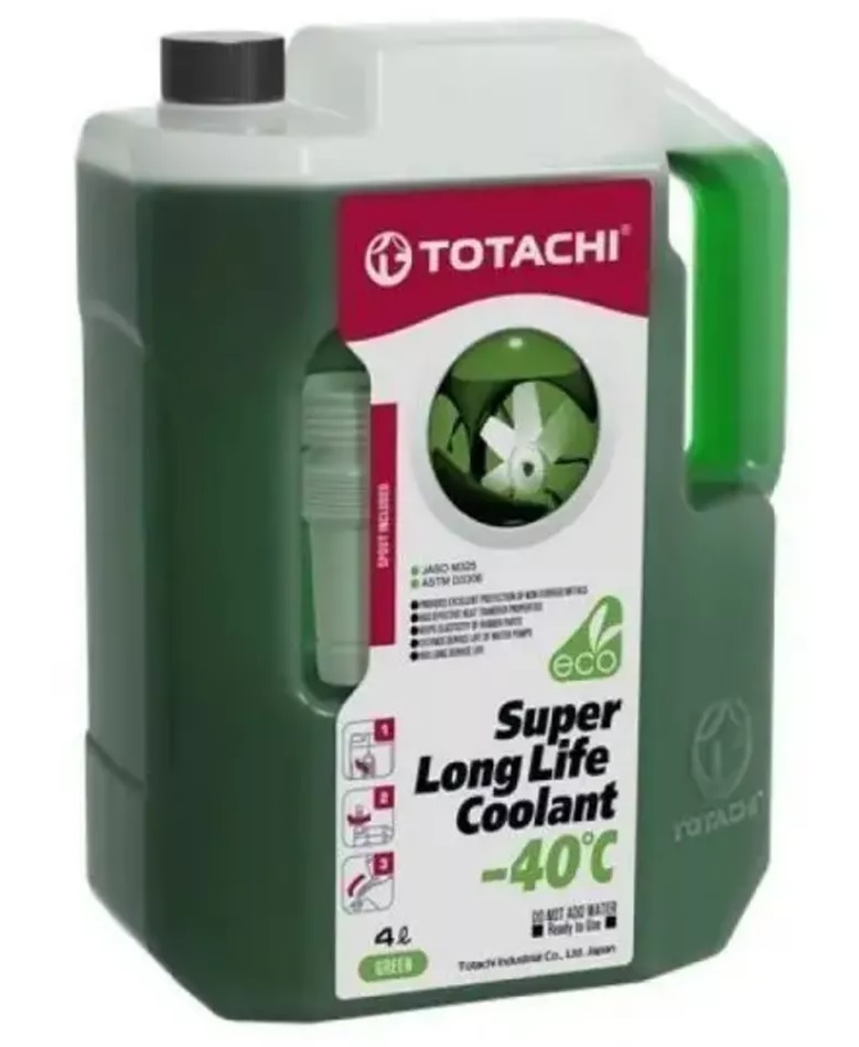 Антифриз TOTACHI  Super LLC -40°C Green 4л